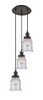 INNOVATIONS 113F-3P-OB-G184 Canton 3 Light Multi-Pendant part of the Franklin Restoration Collection Oil Rubbed Bronze