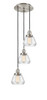 INNOVATIONS 113F-3P-SN-G172 Fulton 3 Light Multi-Pendant part of the Franklin Restoration Collection Brushed Satin Nickel