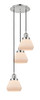 INNOVATIONS 113F-3P-PN-G171 Fulton 3 Light Multi-Pendant part of the Franklin Restoration Collection Polished Nickel