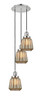 INNOVATIONS 113F-3P-PN-G146 Chatham 3 Light Multi-Pendant part of the Franklin Restoration Collection Polished Nickel