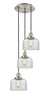 INNOVATIONS 113F-3P-SN-G72 Cone 3 Light Multi-Pendant part of the Franklin Restoration Collection Brushed Satin Nickel