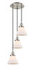 INNOVATIONS 113F-3P-SN-G41 Cone 3 Light Multi-Pendant part of the Franklin Restoration Collection Brushed Satin Nickel