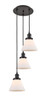 INNOVATIONS 113F-3P-OB-G41 Cone 3 Light Multi-Pendant part of the Franklin Restoration Collection Oil Rubbed Bronze