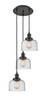 INNOVATIONS 113F-3P-OB-G74 Cone 3 Light Multi-Pendant part of the Franklin Restoration Collection Oil Rubbed Bronze