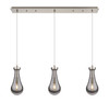 INNOVATIONS 123-451-1P-SN-G451-5SM Owego 1 Light 37 inch Linear Pendant Brushed Satin Nickel