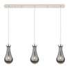 INNOVATIONS 123-451-1P-PN-G451-5SM Owego 5 Light 37 inch Linear Pendant Polished Nickel