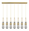INNOVATIONS 127-452-1P-BB-G452-4SM Milan 0 Light 48 inch Linear Pendant Brushed Brass