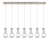 INNOVATIONS 127-451-1P-SN-G451-5CL Owego 1 Light 49 inch Linear Pendant Brushed Satin Nickel