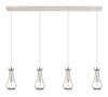INNOVATIONS 124-451-1P-PN-G451-5CL Owego 5 Light 49 inch Linear Pendant Polished Nickel