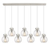 INNOVATIONS 127-410-1PS-PN-G410-8SDY Newton Sphere 3 Light 52 inch Linear Pendant Polished Nickel