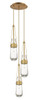 INNOVATIONS 113-452-1P-BB-G452-4CL Milan 9 Light 12 inch Multi Pendant Brushed Brass