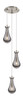 INNOVATIONS 113-451-1P-SN-G451-5SM Owego 6 Light 13 inch Multi Pendant Brushed Satin Nickel