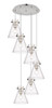 INNOVATIONS 116-410-1PS-PN-G411-8CL Newton Cone 0 Light 19 inch Multi Pendant Polished Nickel