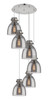 INNOVATIONS 116-410-1PS-PN-G412-8SM Newton Bell 9 Light 19 inch Multi Pendant Polished Nickel