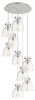 INNOVATIONS 119-410-1PS-PN-G412-8CL Newton Bell 9 Light 22 inch Multi Pendant Polished Nickel