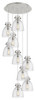 INNOVATIONS 119-410-1PS-PN-G412-8SDY Newton Bell 2 Light 22 inch Multi Pendant Polished Nickel