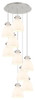 INNOVATIONS 119-410-1PS-PN-G412-8WH Newton Bell 8 Light 22 inch Multi Pendant Polished Nickel