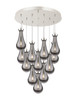 INNOVATIONS 126-451-1P-PN-G451-5SM Owego 12 Light 24 inch Multi Pendant Polished Nickel
