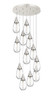 INNOVATIONS 126-450-1P-PN-G450-6CL Malone 12 Light 25 inch Multi Pendant Polished Nickel