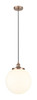 INNOVATIONS 616-1PH-AC-G201-14 Beacon 1 13.75 inch Multi Pendant Antique Copper