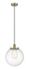 INNOVATIONS 616-1PH-AB-G204-14 Beacon 1 13.75 inch Multi Pendant Antique Brass