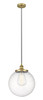 INNOVATIONS 616-1PH-BB-G204-14 Beacon 1 13.75 inch Multi Pendant Brushed Brass