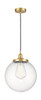 INNOVATIONS 616-1PH-SG-G204-14 Beacon 1 13.75 inch Multi Pendant Satin Gold