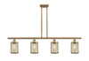 INNOVATIONS 516-4I-BB-M18-BB Nestbrook 4 48 inch Multi Pendant Brushed Brass