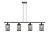 INNOVATIONS 516-4I-BK-M18-BK Nestbrook 4 48 inch Multi Pendant Matte Black