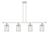 INNOVATIONS 516-4I-WPC-M18-PC Nestbrook 4 48 inch Multi Pendant White and Polished Chrome