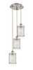 INNOVATIONS 113B-3P-SN-M18-SN Nestbrook 3 18.5 inch Multi Pendant Brushed Satin Nickel