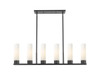 INNOVATIONS 429-6I-BK-G429-8WH Empire 6 44.25 inch Linear Pendant Matte Black INNOVATIONS 429-6I-BK-G429-8WH Empire 6 44.25 inch Linear Pendant Matte Black