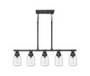 INNOVATIONS 472-5I-WZ-G472-6CL Somers 5 42.75 inch Linear Pendant Weathered Zinc