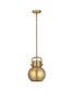 INNOVATIONS 410-1SS-BB-M410-8BB Newton Sphere 1 8 inch Multi Pendant Brushed Brass