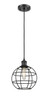 INNOVATIONS 516-1P-BK-CE-8-BK Lake Placid 1 8 inch Multi Pendant Matte Black