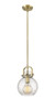 INNOVATIONS 410-1SS-BB-G410-8SDY Newton Sphere 1 8 inch Multi Pendant Brushed Brass