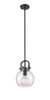 INNOVATIONS 410-1SS-BK-G410-8SDY Newton Sphere 1 8 inch Multi Pendant Matte Black