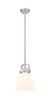 INNOVATIONS 410-1SS-SN-G412-8WH Newton Bell 1 8 inch Multi Pendant Satin Nickel