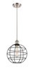 INNOVATIONS 516-1P-SN-CE-10-BK Lake Placid 1 10 inch Multi Pendant Satin Nickel