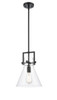 INNOVATIONS 411-1SM-BK-G411-10CL Newton Cone 1 10 inch Multi Pendant Matte Black