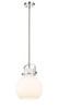 INNOVATIONS 410-1SM-PN-G410-10WH Newton Sphere 1 10 inch Multi Pendant Polished Nickel