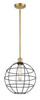 INNOVATIONS 516-1S-SG-CE-12-BK Lake Placid 1 12 inch Multi Pendant Satin Gold