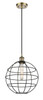 INNOVATIONS 516-1P-AB-CE-12-BK Lake Placid 1 12 inch Multi Pendant Antique Brass