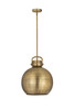 INNOVATIONS 410-1SL-BB-M410-14BB Newton Sphere 1 14 inch Multi Pendant Brushed Brass