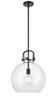 INNOVATIONS 410-1SL-BK-G410-14CL Newton Sphere 1 14 inch Multi Pendant Matte Black