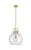 INNOVATIONS 410-1SL-BB-G410-14SDY Newton Sphere 1 14 inch Multi Pendant Brushed Brass
