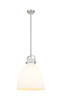INNOVATIONS 410-1SL-SN-G412-14WH Newton Bell 1 14 inch Multi Pendant Satin Nickel