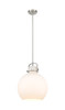 INNOVATIONS 410-1SL-SN-G410-14WH Newton Sphere 1 14 inch Multi Pendant Satin Nickel