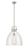 INNOVATIONS 410-1SL-SN-G412-16CL Newton Bell 1 16 inch Multi Pendant Satin Nickel