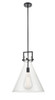 INNOVATIONS 411-1SL-BK-G411-16CL Newton Cone 1 16 inch Multi Pendant Matte Black
